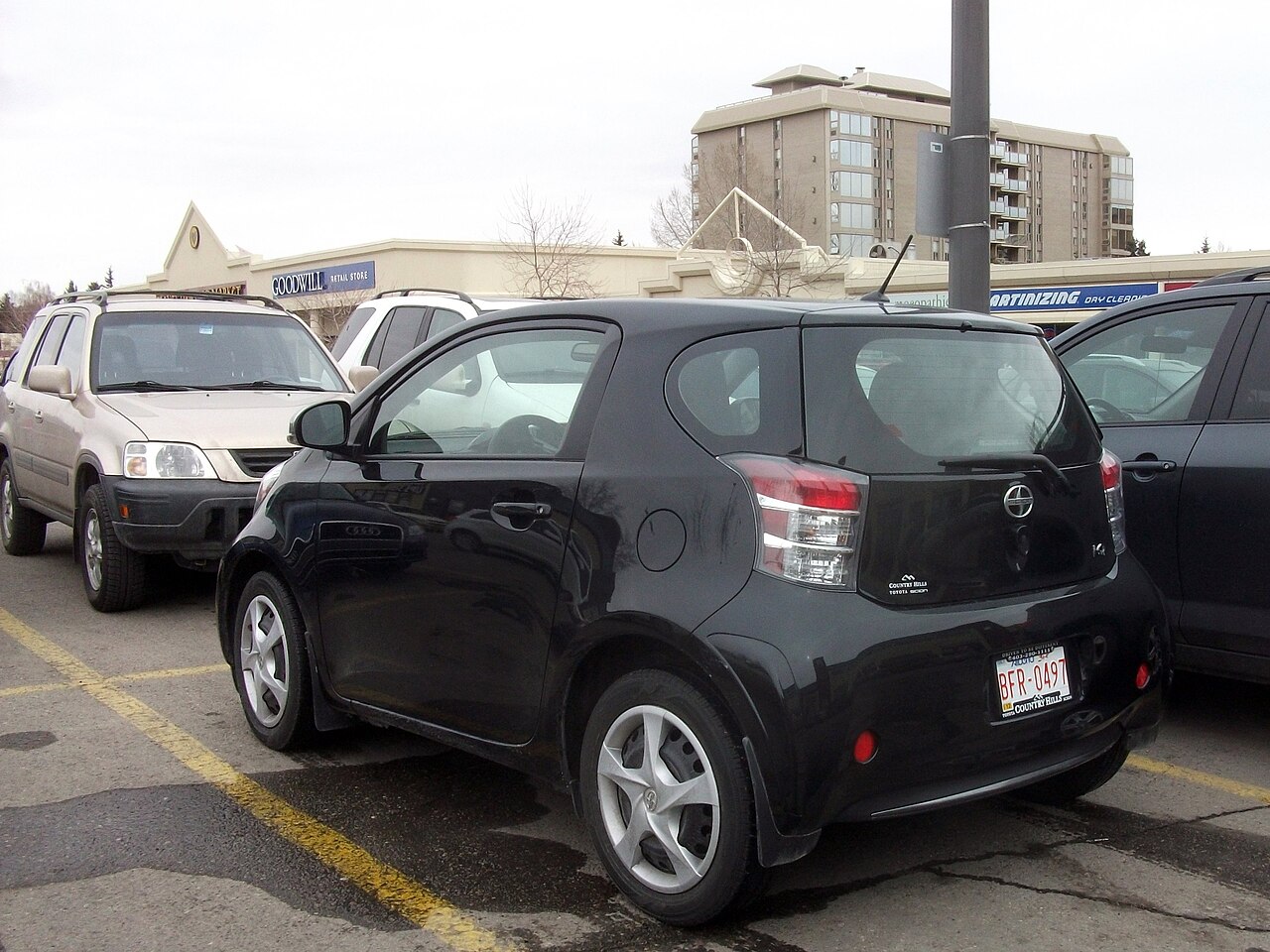 Scion iQ owners gathered at a Long Beach meet