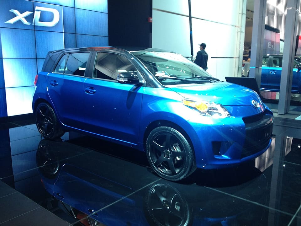 2013 Scion xD hatchback at the North American International Auto Show